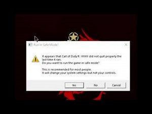 Call Of Duty WWII Safe Mode