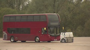 The London buses with emergency brakes