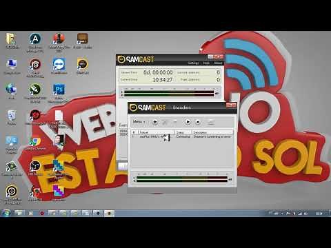 Como configurar o Sam Cast para transmitir sua Rádio Web Ao vivo 2020.