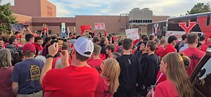 2.2K views · 36 reactions | Yankton's send off for the next 11AA State Football Champions, the YANKTON BUCKS! GO BUCKS! | Classic Hits 106.3 FM KVHT | Facebook