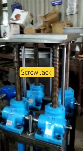 MOTORISED SCREW JACK #machine #machinerychannel #automobile #automobile #automation #cnc
