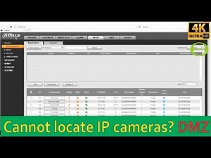 Cannot locate IP cameras on your Dahua NVR solved with DMZ settings in Huawei router.
