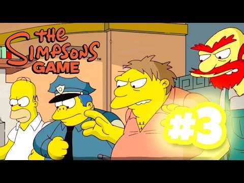 EATING CONTEST! THE SIMPSONS GAME -LET'S PLAY- PART 3