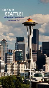 4.5K views · 152 reactions | One year from today, will you be conquering sleepless nights in Seattle?  Mark your calendar to join us at the Emerald City for the can't-miss #ASHA2024 Convention (December 5-7)! It's not just an event; it's an adventure waiting to unfold. ✨ #SaveTheDate | The American Speech-Language-Hearing Association | Facebook
