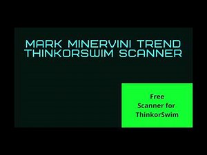 Mark Minervini Trend Scanner for Thinkorswim