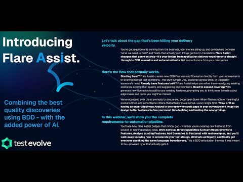 Flare Assist - AI with BDD in Discovery - Free Webinar