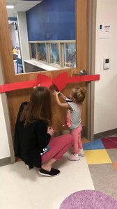 2.5K views · 160 reactions | Earlier this month, the 6th floor Cardiac Playroom reopened (with a little help from our friend, Piper)! The brand new playroom is open to patients and caregivers and features a big screen projector for movie nights, a reading nook and lots of space for games, arts and crafts and fun! | Cardiac Center at CHOP | Facebook