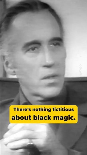 Christopher Lee on Black Magic and the Occult... 🦇