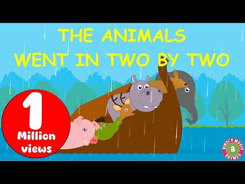 The Animals Went In Two by Two Song | Nursery Rhymes | Kids Songs | Bindi's Music & Rhymes