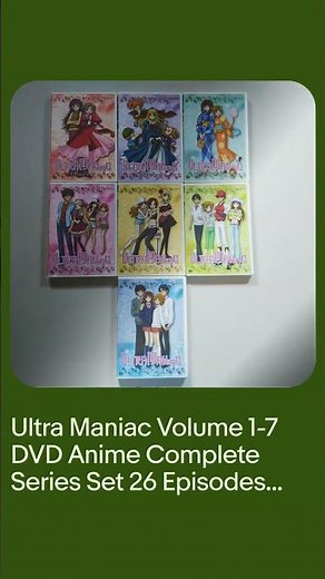 Ultra Maniac Volume 1-7 DVD Anime Complete Series Set 26 Episodes Geneon OOP