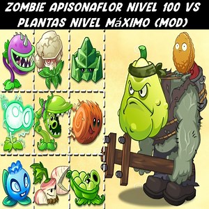 25K views · 257 reactions | Plants Vs Zombies 2 Zombie Apisonaflor Nivel 100 Vs Plantas Nivel Máximo (MOD) | El Primer Gaming | Facebook