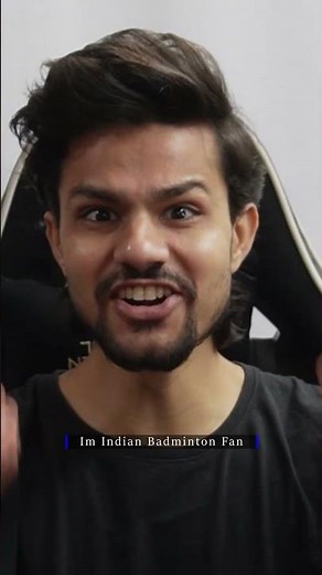 Im Indian Badminton Fan #badminton #shorts
