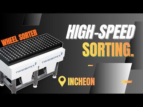 Automated Logistics Sorting System | TXR Robotics @ Incheon Distribution Center