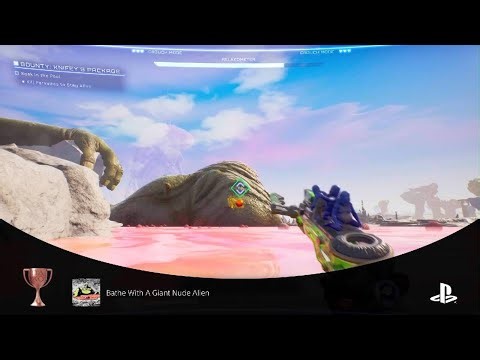 High on Life ~ Bathe With A Giant Nude Alien Trophy