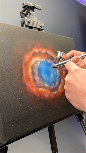 79K views · 1.1K reactions | Helix Nebula Airbrush Speed Painting 朗 #airbrushasylum #airbrushart #airbrush #airbrushing #art #spaceart | Airbrush Asylum | Facebook