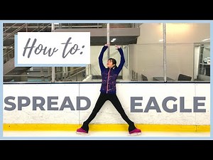HOW TO DO THE SPREAD EAGLE || LEARN A NEW SKATING MOVE | Coach Michelle Hong