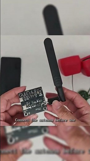 Módulo Amplificador de Potencia RF de 2.4 GHz con Antena. #MóduloAmplificador #Radiofrecuencia