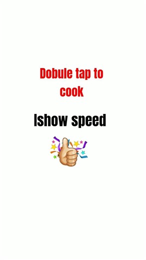 Dobule tap to cook part (6) #viral #tap ‪@IShowSpeed‬