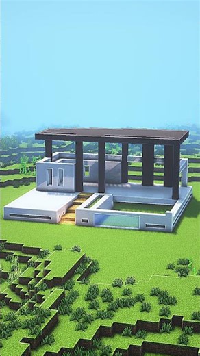 Minecraft Modern House 🏠 Full tutorial is on my channel!