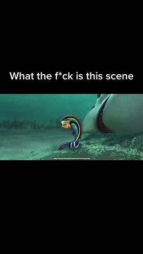 Hilarious Shark Tale Puffer Fish Scene