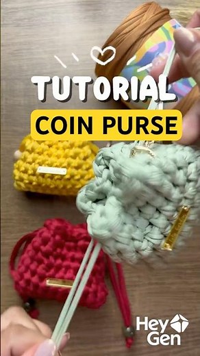 Easy Crochet Coin Purse 🧶 | Step by Step