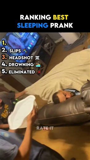 Ranking BEST Sleeping Pranks! 😂 #shorts #nobatidao
