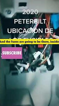 New peterbilt 579 fuse location/ peterbilt 579 donde se localisan los fusibles