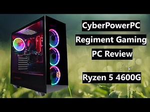 CyberpowerPC Regiment Gaming PC - AMD Ryzen 5 4600G with Radeon Graphics!