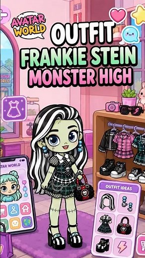 AVATAR WORLD MONSTER HIGH FRIGHT SONG Katseye#tocaboca#tocaadventure#pazu#fypシ#katseye#monsterhigh