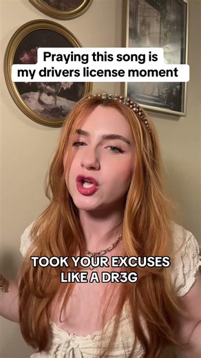 praying this song is my drivers license #oliviarodrigo #driverslicense #taylorswift #songwriter