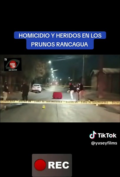 Homicidio y Heridos en Los Prunos Rancagua