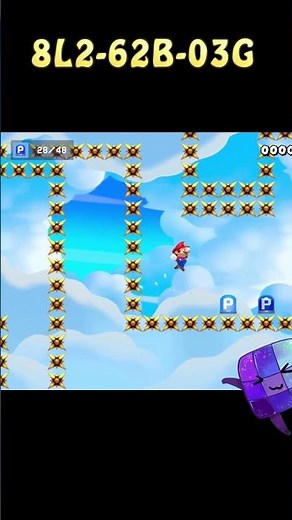 Super Mario Maker 2 🎮 Pジャンコース!!!!!!!!!!!!!!!!!!!! #short #mario #supermario