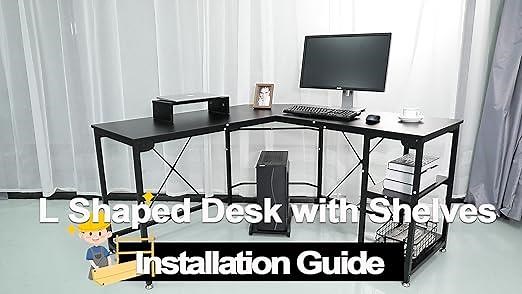 L Shaped Desk Assembly Video