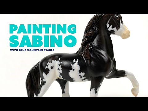 Painting a Sabino with ‪@CreativeKristenTaylor‬ | Breyer Model Horses' Virtual Fun Day