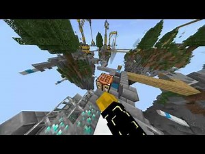 Playing Minecraft LifeBoat Skywars