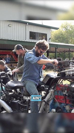 103K views · 990 reactions | 12 men power! #wheelsthroughtime #roadog #vintagemotorcycles | Bikes and Beards | Facebook