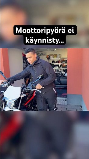 Moottoripyörä ei käynnisty…