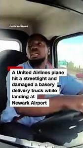 CAUGHT ON CAMERA: Airplane hits delivery truck