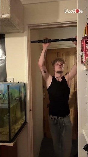 Epic Pull-Up Fail: TikTok Live Mishap Caught on Camera || WooGlobe