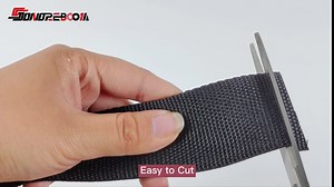 2 in 1 Heat Shrink Braided Sleeving Fabric Tubing-Ideal fit Irregular Shape Hose/Cable/Wire (1"(25mm), 22FT)