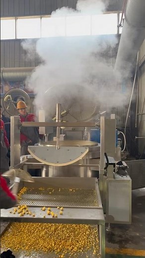 Commercial Automatic Mushroom Kettle Corn Popcorn Machine#popcorn#popcornmachine #shorts