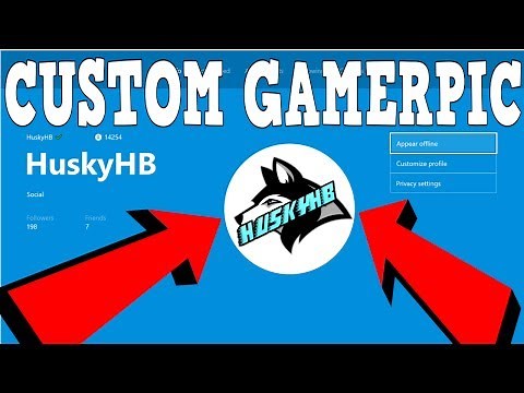 How to get CUSTOM GAMERPIC on Xbox One (Works for Everybody) Tutorial