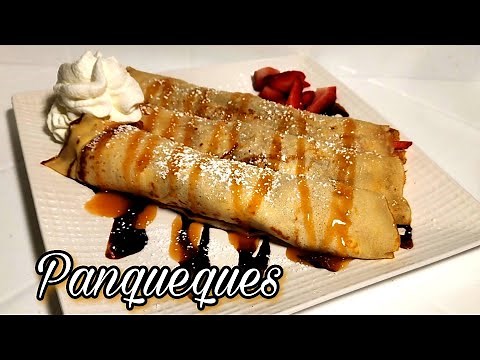 PANQUEQUES CON FRUTAS/ ENRROLLADOS DE PANQUEQUE/ RECETA FACIL