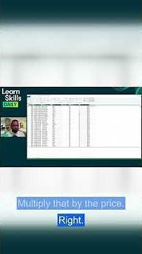 Calculate Sales (quantity × price) as a Calculated Column #excel #exceltips #excelhack