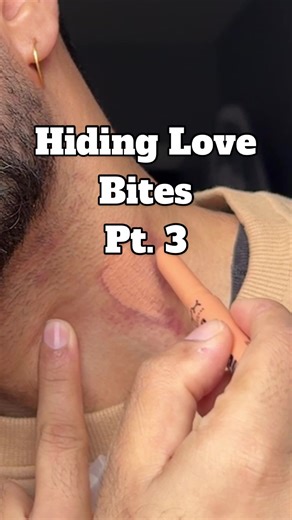 Part 3 of hiding love 👄 #hidehickey #fullcoverage #getridofdarkspots #makeuptricks