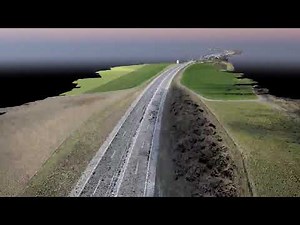 flythrough highway using drone mapping Pix4D