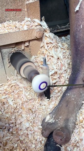 Amazing Skill! Turning a Small Wood into a Stick #viral