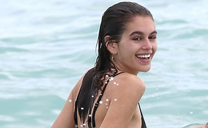 Kaia Gerber Hits the Beach with Friends for Spring Break!