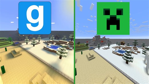 [GMOD X MC ]使用MC1：1还原GMOD经典MC地图Minecraft Realms