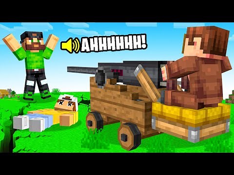I Built a AUTO CANNON in Minecraft Create